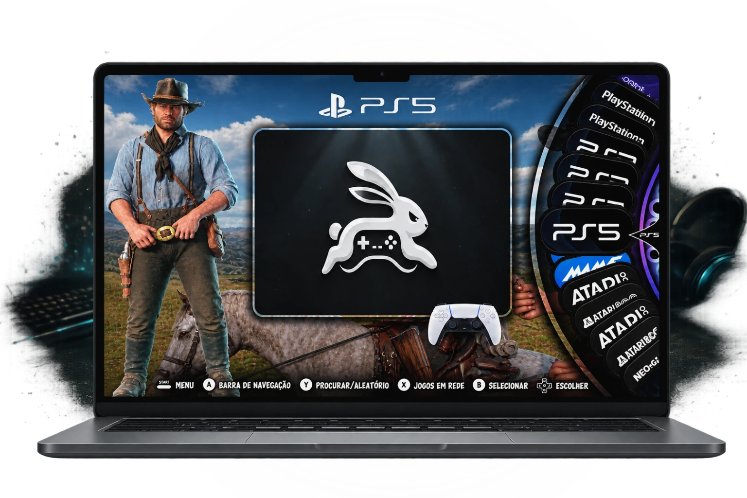 Retrofy — notebook rodando +20.000 jogos no PC
